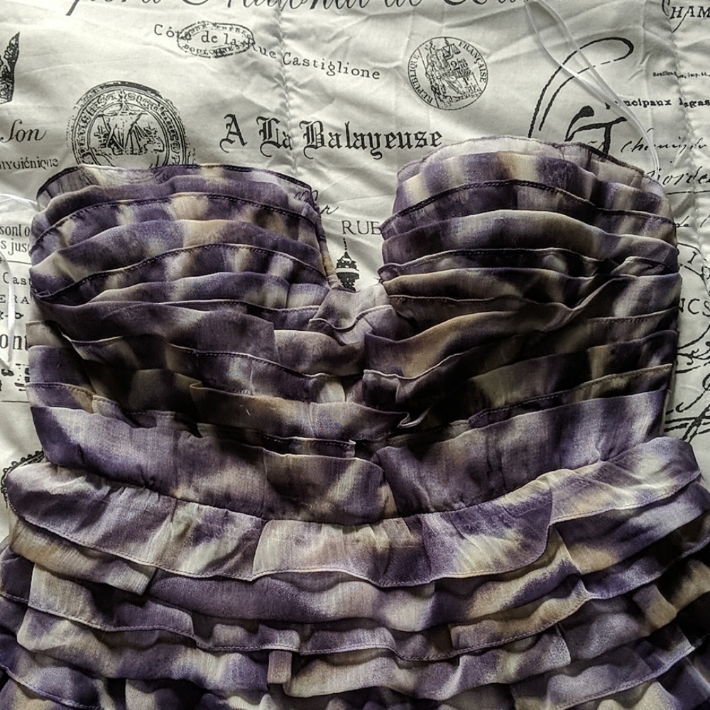 Purple Ruffle Dress - Picture 4 of 4